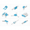 Ресурсный набор Bracket Robot Pack-Blue - «globural.ru» - Чебоксары
