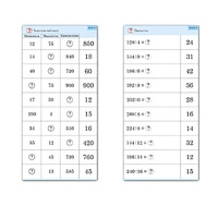 Комплект карточек (10) "Обучающий калейдоскоп. Умножение и деление в два шага" - «globural.ru» - Чебоксары