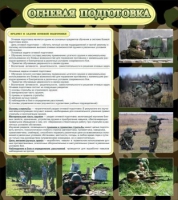 Стенд "Огневая подготовка" (вариант 2) - «globural.ru» - Чебоксары