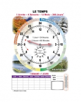 Le temps. Учебно наглядные пособия по французскому языку - «globural.ru» - Чебоксары