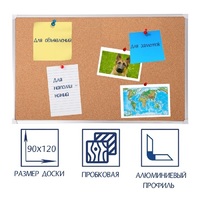 Доска пробковая 1200х900 - «globural.ru» - Чебоксары