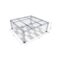Огражденное пространство с защитной сеткой для безопасного пилотирования 8х8х3м  - «globural.ru» - Чебоксары