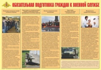 Плакат "Обязательная подготовка граждан к военной службе" - «globural.ru» - Чебоксары