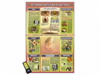 Интерактивный стенд "История светской культуры" адаптивный, с сенсорным пультом управления и планшетом со шрифтом Брайля (основы духовно-нравственной культуры народов России) - «globural.ru» - Чебоксары