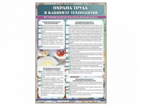 Стенд "Охрана труда в кабинете технологии" - «globural.ru» - Чебоксары