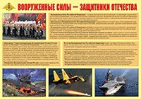 Плакат "Вооруженные Силы – защитники Отечества" - «globural.ru» - Чебоксары