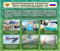 Стенд "Неотложные работы при ликвидации ЧС" - «globural.ru» - Чебоксары