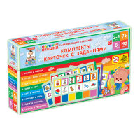 Развивающий тренажёр "Разноцветные окошки" 3-5 лет. Дополнительный набор карточек к базовому комплекту - «globural.ru» - Чебоксары