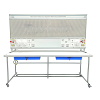 Учебный комплект лабораторного оборудования «Рабочее место электромонтажника» исполнение стендовое, монтажная панель - «globural.ru» - Чебоксары