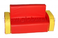 Диван с подлокотниками 120*35*45/20см (ВИК) - «globural.ru» - Чебоксары