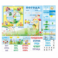 Стенд "Погода" с карманами для вставок - «globural.ru» - Чебоксары