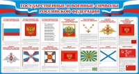 Стенд "Государственные и военные символы РФ" - «globural.ru» - Чебоксары