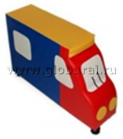 Напольная мягкая игрушка "Грузовик" каталка - «globural.ru» - Чебоксары