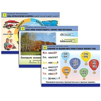 Комплект таблиц для начальной школы "Русский язык. Имя прилагательное" - «globural.ru» - Чебоксары