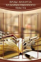 Стенд "Виды анализа художественного текста" - «globural.ru» - Чебоксары