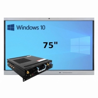 Интерактивная панель 75" (встроенный ПК, Win10, Intel i5) - «globural.ru» - Чебоксары