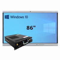Интерактивная панель 86" (встроенный ПК Win10, Intel i5) - «globural.ru» - Чебоксары