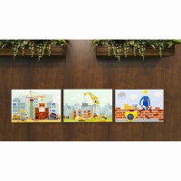 Комплект настенных панелей «Стройка» - «globural.ru» - Чебоксары