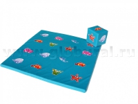 Игровой детский мат «Море» с кубиком (ВИК) - «globural.ru» - Чебоксары