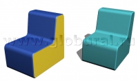 Прямоугольный стул 50*60*60/32см (ВИК) - «globural.ru» - Чебоксары