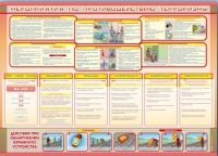 Стенд-уголок "Мероприятия по противодействию терроризму" - «globural.ru» - Чебоксары