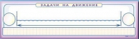 Панно (демонстрационное) магнитно-маркерное "Задачи на движение" + комплект тематических магнитов - «globural.ru» - Чебоксары