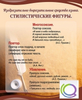Стенд "Стилистические фигуры" в ассортименте - «globural.ru» - Чебоксары
