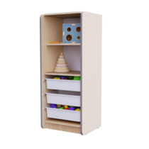 Открытый шкаф с ящиками из коллекции мебели «НЕГА» (цвет бежевый) - «globural.ru» - Чебоксары