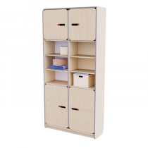 Рабочий стеллаж для воспитателя из коллекции «НЕГА» (цвет бежевый) - «globural.ru» - Чебоксары