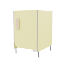 Гигиеническая кабинка из коллекции «НЕГА» (цвет желтый) - «globural.ru» - Чебоксары