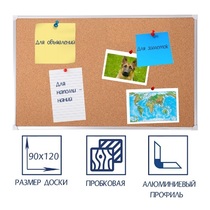 Доска пробковая 1200х900 - «globural.ru» - Чебоксары