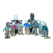 Набор шагающих кукол к сказке "Волк и семеро козлят" - «globural.ru» - Чебоксары