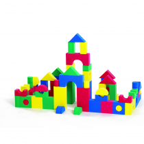 Блоки геометрические мягкие. Набор для класса. - «globural.ru» - Чебоксары