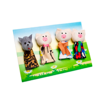 Набор пальчиковых кукол к сказке "Три поросенка" - «globural.ru» - Чебоксары