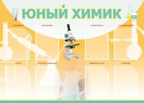 Стенд "Юный химик" (вариант 1) - «globural.ru» - Чебоксары