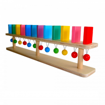 Тактильно-развивающая панель "Разноцветное домино" (настенный модуль, 12 домино) - «globural.ru» - Чебоксары