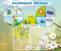 Стенд "Календарь погоды" - «globural.ru» - Чебоксары