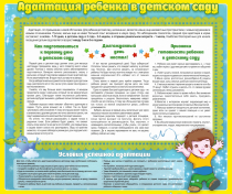 Стенд "Адаптация ребенка в детском саду" - «globural.ru» - Чебоксары