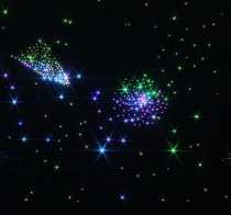 Фиброоптический ковер “Млечный путь” настенный 300 точек 200х100. - «globural.ru» - Чебоксары