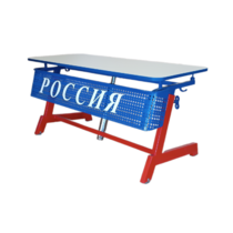 Стол ученический двухместный "Патриот-2п" на газовом лифте (р.гр. № 3-7 и наклоном столешницы ) - «globural.ru» - Чебоксары