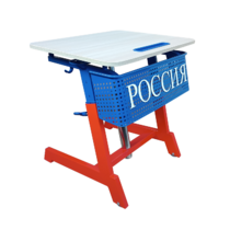 Стол ученический одноместный "Патриот-1п" на газовом лифте (р.гр. № 3-7 и наклоном столешницы ) - «globural.ru» - Чебоксары