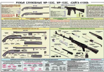 Плакат "Ружья служебные МР-133С, МР-153С, Сайга-410КВ" - «globural.ru» - Чебоксары