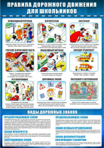 Стенд "ПДД для школьников. Виды дорожных знаков" - «globural.ru» - Чебоксары