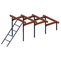 Элементы полосы препятствий "Разрушенная лестница" - «globural.ru» - Чебоксары