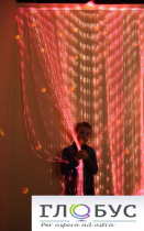 Мерцающий занавес в комплекте с источником света (ширина: 240 см количество нитей: 240 штук) - «globural.ru» - Чебоксары