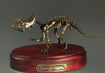 Модель скелета динозавра Triceratops - «globural.ru» - Чебоксары