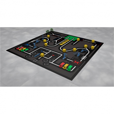 Соревновательное поле с элементами MakeX Stater Arenas Kit - «globural.ru» - Чебоксары