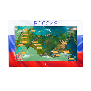 Интерактивная панель «Цвета России»  - «globural.ru» - Чебоксары