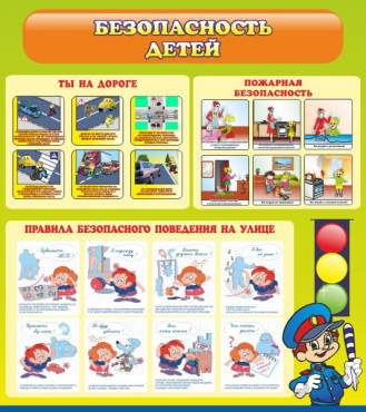 Стенд "Безопасность детей" (вариант 1) - «globural.ru» - Чебоксары