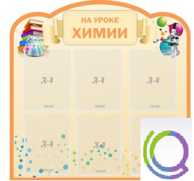 Стенд "На уроке химии" (вариант 1) - «globural.ru» - Чебоксары